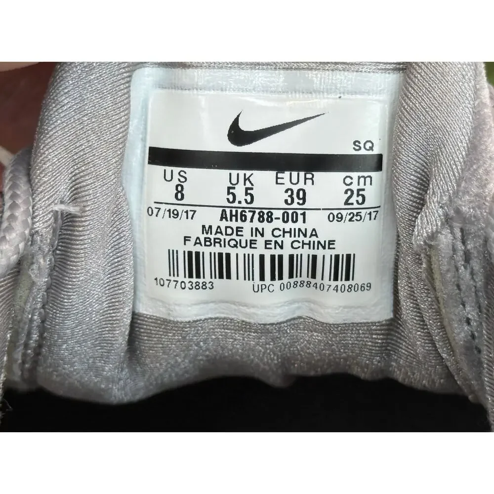 Nike Air Max Plus Lx AH6788-001 Athletic Sneaker Women's 8 Gray Suede Gym Sports